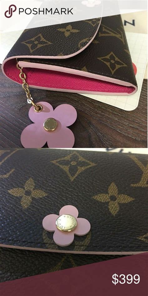 lv new wallet pink flower|louis vuitton light pink wallet.